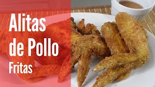 Como preparar ALITAS DE POLLO fritas  Receta alitas fritas [upl. by Aneen691]