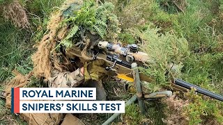 Exclusive access Royal Marines sniper trainees enter skills phase  Part two [upl. by Hanikahs742]