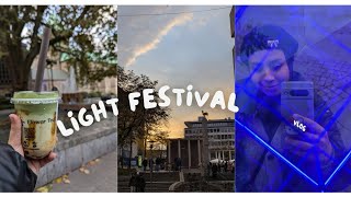 Farah vlogs light festival Essen [upl. by Egide160]