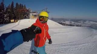 SKI CARVING SKIING  HEAD SKI  KOMPLEKS BESKID SPYTKOWICE POLAND 2018 [upl. by Wiburg919]