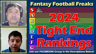 Fantasy Football Tight End Dynasty Rankings for 2024 fantasyfootball fantasyfootballdynasty [upl. by Gathers]