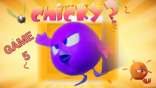 CHICKY CARTOON  NEW GAME AB PART 5  CHICKY VIDEO PART 12 [upl. by Eetnuahs80]