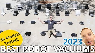 Best Robot Vacuum 2023  We Test 86 Different Robots [upl. by Anaitat]