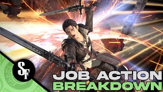 NEW JOB ACTIONS  FFXIV DAWNTRAIL Benchmark Trailer Breakdown [upl. by Giuseppe162]