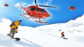 Legendary Heli Snowboarding Day In Whistler [upl. by Inafetse]