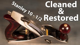 Stanley No 10 12 rabbet plane restoration [upl. by Romulus]