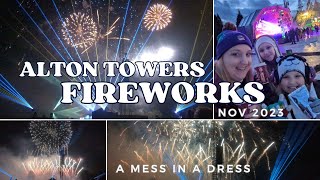 Alton Towers Firework Spectacular November 2023 [upl. by Oraneg785]