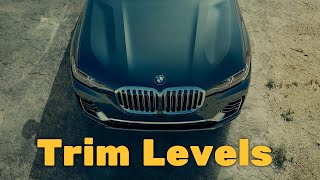 2022 BMW X7 Trim Levels Explained Standard Features MSRP Colors Wheels and Packages [upl. by Elgna]