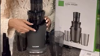 GDOR Cold Press Juicer Machines Masticating Juicer Extractor Review [upl. by Niwle]