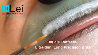 InLei® RAFFAELLO  Ultra thin Precision Brush for Application of Step 1 InLei® Form 1 [upl. by Hester]