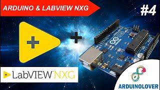 ARDUINO y LabVIEW NXG 4  Entradas Digitales [upl. by Hazeghi827]