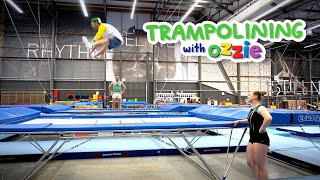 Trampoline Tricks for Kids  Learn About Trampolining or Trampoline Gymnastics with an Olympian [upl. by Lesnah]