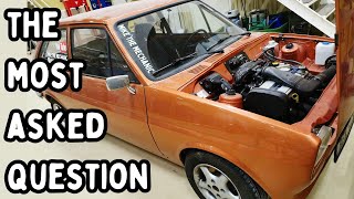 I answer the MOST asked question when fitting a zetec engine to a MK1 ford fiesta [upl. by Sivia]