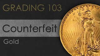 Counterfeit Coin Detection  Gold Coins [upl. by Brucie]