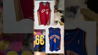 J’achète deux maillots de basket pour 6 euros en videgrenier Maillots de LeBron et Robinson [upl. by Mallis]