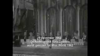 9 november Rina Lodders Miss World 1962 [upl. by Akemahs595]