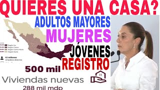 🎁CASA NUEVA ADULTOS MAYORES 🔥MUJERES Y JÓVENES 🎉INICIA REGISTRO CASA X CASA [upl. by Aleakim]