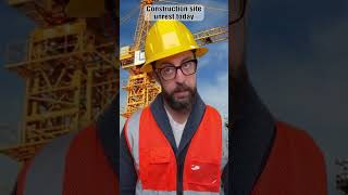 Construction site unrest today adamrose construction engineering workers [upl. by Madoc]