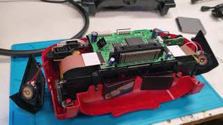 Virtual Boy Display Problems Full repair and explanation fix flickering and dead eye piece view [upl. by Kenwee848]