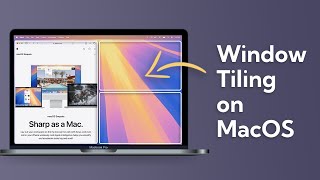 Window Tiling tricks you need to know on Mac [upl. by Ahsital]