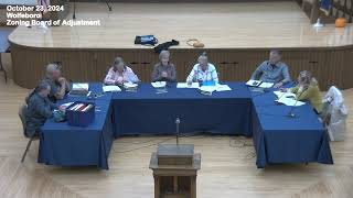 23 October 2024 Wolfeboro Zoning Board of Adjustment ZBA Meeting [upl. by Surtimed]