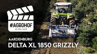 Aardenburg Delta XL 1850 grizzly forestry mulcher │🚜Claas Arion 440 [upl. by Phira54]