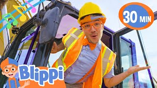 Dirt See You Later Im An Excavator  Blippi Music for Children  Nursery Rhymes for Babies [upl. by Ettenhoj925]