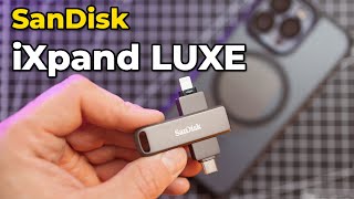 iPhone Backup ohne Cloud mit dem SanDisk iXpand Luxe mit USBC [upl. by Wahl]