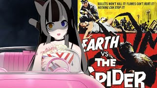 Raccoon Watches Earth Vs The Spider 1958 full movie [upl. by Ynaffi]