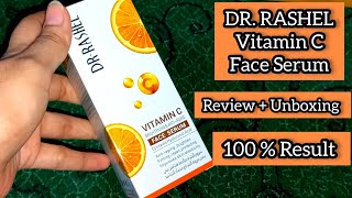 Dr rashel Vitamin C serum unboxing and review by Unboxing Tv [upl. by Asiled]