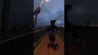 Running through the harbour at night overlooking the spinnaker tower [upl. by Moselle]