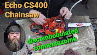 Echo CS400 Chainsaw Carb Linkage Issues [upl. by Luce616]