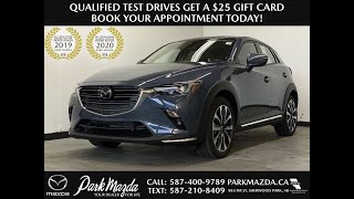 POLYMETAL GREY METALLIC47C 2021 Mazda CX3 GT AWD Review  Park Mazda [upl. by Nimajaneb]