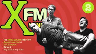 XFM The Ricky Gervais Show Series 2 Episode 14  You cant hold your breath to death [upl. by Ynafit]