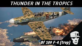 War Thunder BF 109 F4Trop ACE [upl. by Noxin]