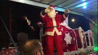 Babbo Natale on the road a Legnano [upl. by Hidie]