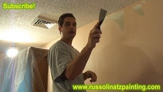 DIY How to Remove Wallpaper part4  Drywall Repair amp Wall Preparation [upl. by Ettesyl132]