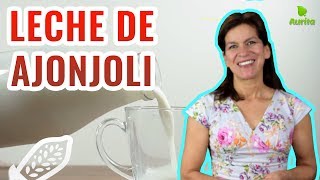 Como hacer Leche de ajonjoli sésamo Cocinando con Aurita AuritaTv [upl. by Elvie452]