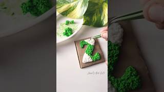 Texture art using tissue paper 🧻😮 art shortsvideo shortsfeed 5minutecrafts diy trending yt [upl. by Junette]