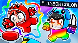 Playing As RAINBOW COLOR Imposters In Among Us [upl. by Eadas]