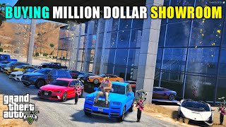 GTA 5  MICHAELS BIGGEST LUXURY CAR SHOWROOM  BB GAMING [upl. by Ecienaj]