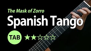 Spanish Tango The Mask of Zorro  Tab amp Lesson [upl. by Sungam]