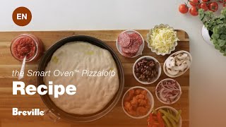 The Smart Oven™ Pizzaiolo  How to make a pan pizza supreme  Breville CAEN [upl. by Aillicirp]