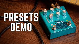 Eventide Riptide Pedal Factory Presets Demo [upl. by Skill]