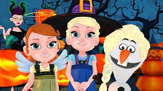 FROZEN JUNIOR  Halloween Party 2018 ▌YOUNG ELSA amp ANNA ▌EPISODE 1 [upl. by Croydon]