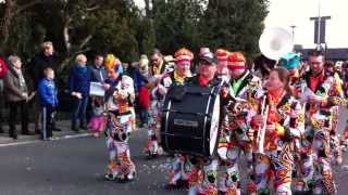 Carnavalsoptocht Groenlo 2014 no 736 Dweilorkest De Pleardopkes [upl. by Nosrettap]