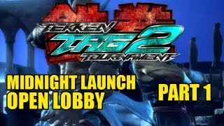 Tekken Tag 2 Midnight Launch Open Lobby 1 [upl. by Demetre]