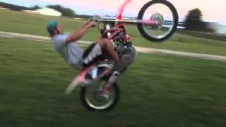 Dirt bike wheelie fail [upl. by Rihana1]