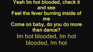 Foreigner  Hot Blooded with lyrics [upl. by Latreshia]