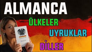 Ders 22  Almanca A1 Temel Seviye  Länder Ülkeler Nationalitäten Uyruklar amp Sprachen Diller [upl. by Etsirk]